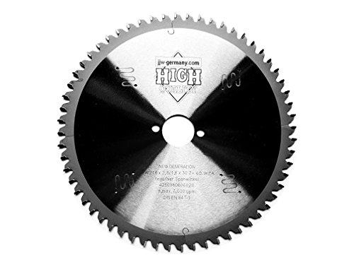 HM – Hoja de sierra circular New Generation 216 x 2,8 x 30 con 60 dientes Diente Cambio negativo Low Noise