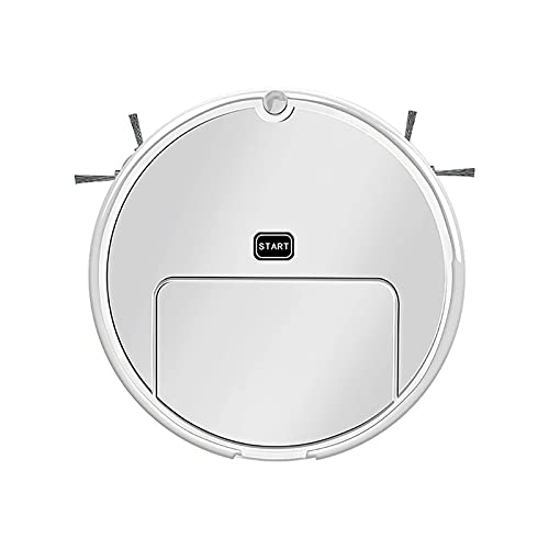 Home Intelligent Robot Vacuum Cleaner Smart Cleaning Wet Mopping Sweeping Dust Self Navigated Rechargeable Smart Cleaner Robot Home Cleaner (Color : White)
