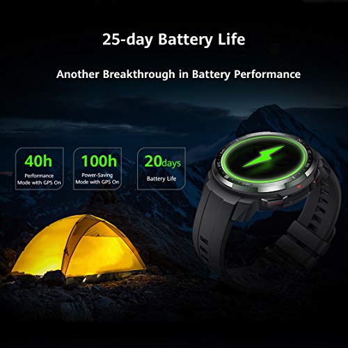 HONOR Watch GS Pro Smartwatch Relojes Inteligente Mujer Hombre,25Días de Duración de la Batería, Monitoreo de SpO2 y Frecuencia Cardíaca, Notificación de Mensaje de Llamada Bluetooth GPS 5ATM, Azul