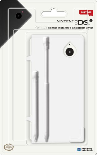 Hori Officially Licensed DSi Silicone Cover Protector & Stylus Set - White (Nintendo DSi) [Importación inglesa]