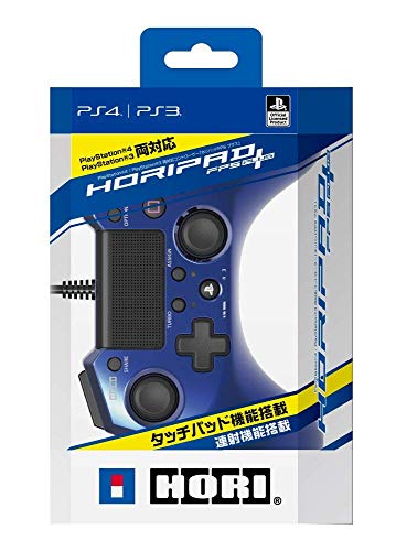 Hori Pad 4 FPS Plus Wired Controller Gamepad para PS4 PS3 Azul