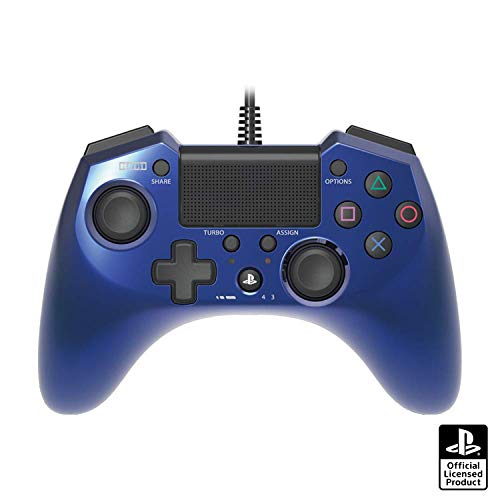 Hori Pad 4 FPS Plus Wired Controller Gamepad para PS4 PS3 Azul