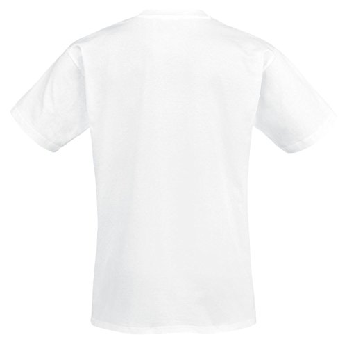 Horizon: Zero Dawn Enemy Stance Camiseta Blanco S, 100% algodón, Corte Normal