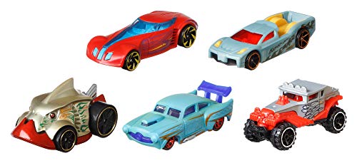 Hot Wheels Shifters Pack de 5 coches que cambian de color, modelo surtido (Mattel GMY09)