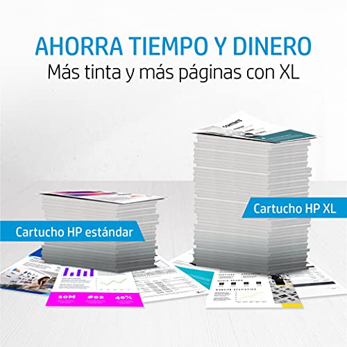HP 62 N9J71AE, Negro y Tricolor, Cartuchos de Tinta Originales, Pack de 2, Compatible con impresoras de inyección de tinta HP ENVY 5540, 5640, 7640; OfficeJet 200, 250, 5740