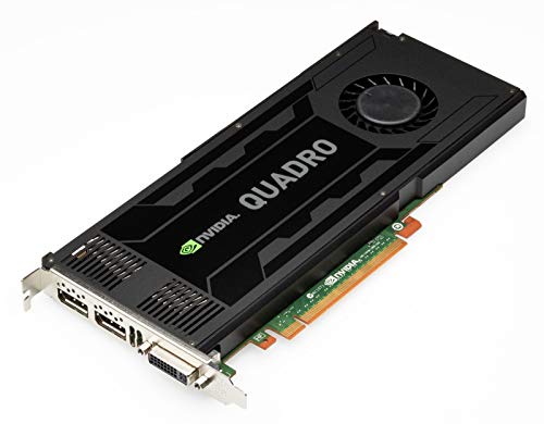 HP C2J94AA - Tarjeta gráfica (NVIDIA Quadro K4000, 3 GB GDDR5-SDRAM, 192 Bit, PCI Express x16) (Reacondicionado)