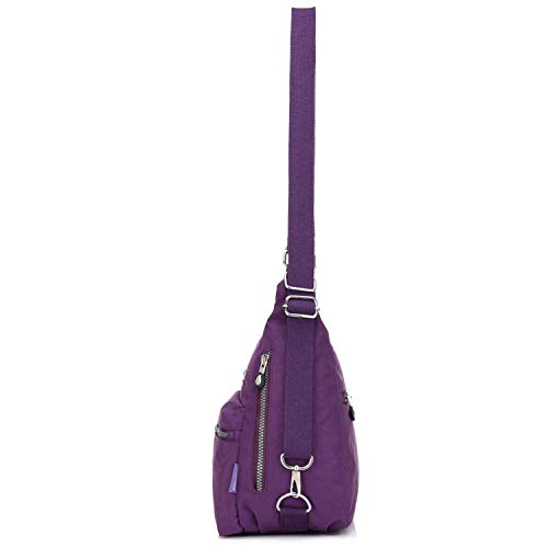 HUAERYOUYUE Bolso Bandolera Mujer Mochila Moda Bolsa de Mensajero Escolares Bolsa Lateral Ligero Bolsas de Viaje Impermeable Colegio Libro Bolsa de Deporte Bolsa Diseño