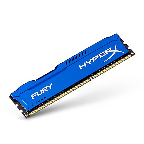 HyperX Fury - Memoria RAM de 16 GB (1600 MHz DDR3 Non-ECC CL10 DIMM, Kit 2x8 GB), Azul