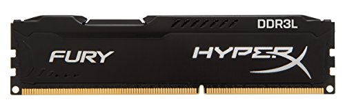 HyperX Fury - Memoria RAM de 4 GB DDR3L (1600 MHz, CL10, DIMM 240-pin, 1.35 V)