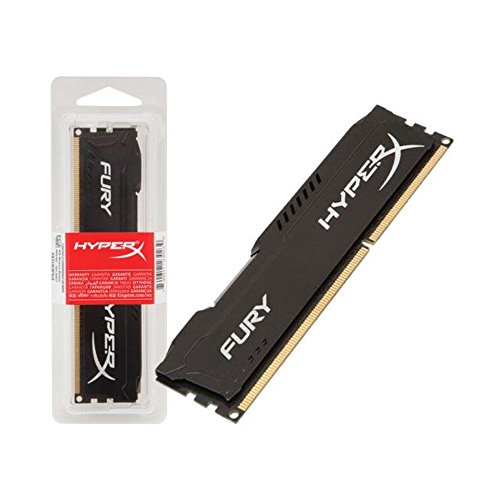 HyperX Fury - Memoria RAM de 4 GB DDR3L (1600 MHz, CL10, DIMM 240-pin, 1.35 V)
