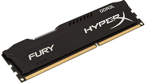 HyperX Fury - Memoria RAM de 4 GB DDR3L (1600 MHz, CL10, DIMM 240-pin, 1.35 V)