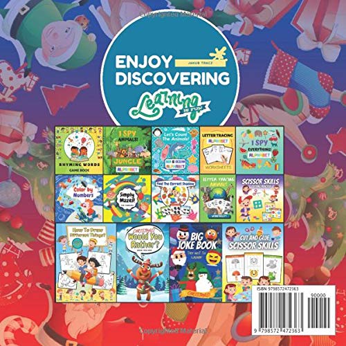 I Spy With My Little Eye Christmas: Interactive Fun Guessing Game For Kids Ages 2-5 | Learning Activity Book For Toddler And Preschool | Winter ... Elf, Snowman And More! (Christmas Games)