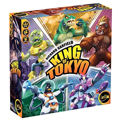 Iello King of Tokyo Niños y adultos Juego de táctica - Juego de tablero (Juego de táctica, Niños y adultos, 30 min, Niño/niña, 8 año(s), 66 pieza(s))
