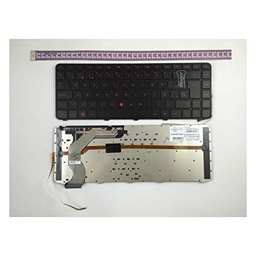 IFINGER Teclado Español Compatible con portátil HP Envy 14-1120es 14-1150ca 14-1150ed 14-1150ep Repuesto