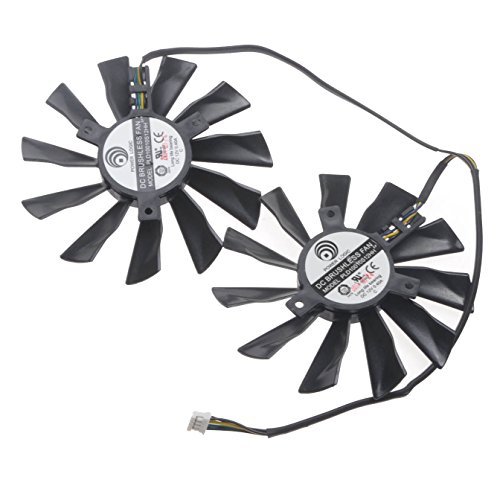 iHaospace PLD10010S12HH 95mm Graphics Card GPU Fan for MSI GTX780Ti GTX760 GTX750Ti R9 270/280/290 R7-260X R9-270X R9-280X R9-290X Video Card