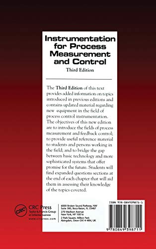 Instrumentation for Process Measurement and Control, Third Editon