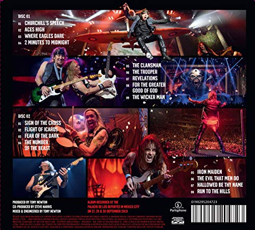 Iron Maiden -Night Of The Dead, Legacy Of The Beast: Live In Mexico City (2 Cd Digipack)