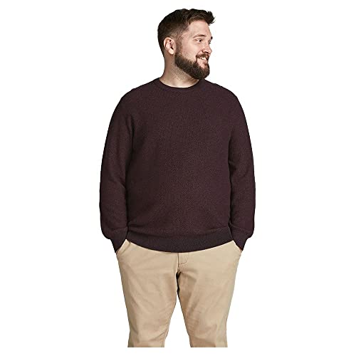 Jack & Jones Plus Jjeaaron Noos PS-Camiseta de Punto con Cuello Redondo Sudadera, Port Royale, 3XL Grandes para Hombre