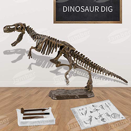 JamBer Tyrannosaurus Rex Juego de Dinosaurios Juguetes Fósiles de Excavación Modelo de Dinosaurio para Niños Niñas