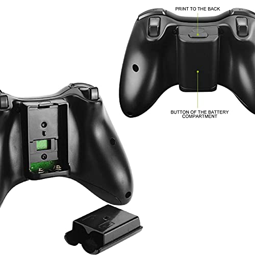 JAMSWALL Controlador inalámbrico para Xbox 360, 2,4 GHz Game Controller Gamepad Enhanced Joystick Remote para Xbox y Slim 360 PC Windows 7, 8, 10
