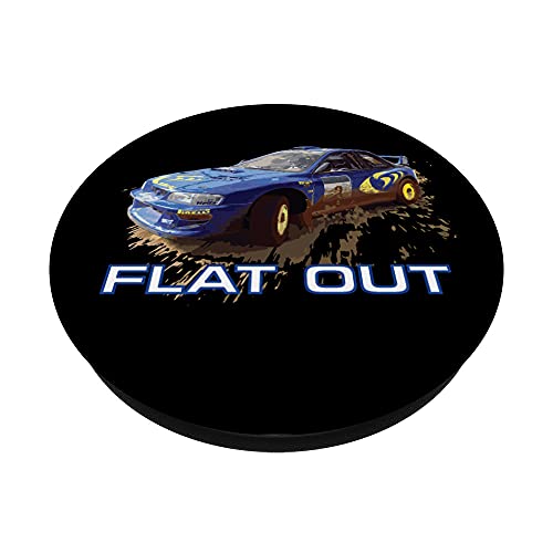 JDM Wolrd Car Rally Azul Colin McRae Flat Out Boxer PopSockets PopGrip Intercambiable