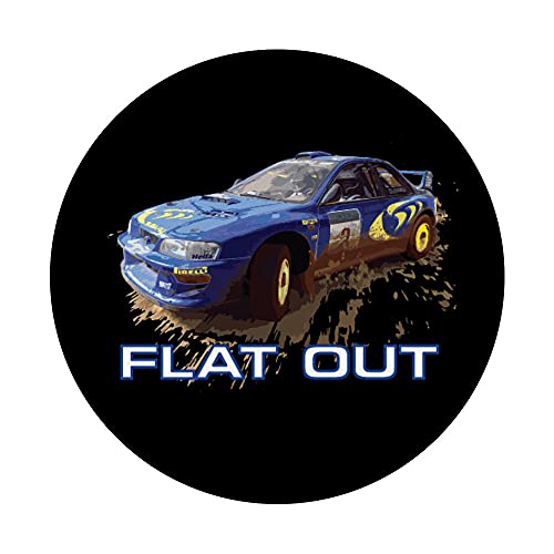 JDM Wolrd Car Rally Azul Colin McRae Flat Out Boxer PopSockets PopGrip Intercambiable