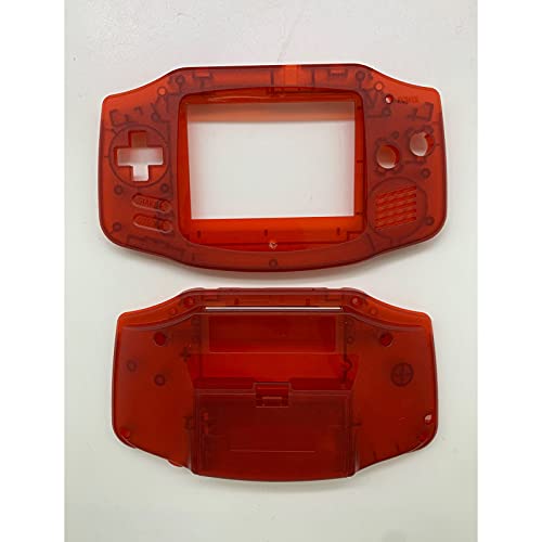 Jerilla Carcasa IPS de Repuesto para Game Boy Advance GBA IPS Console, Pieza de Reparación de Carcasa Completa con Herramienta Destornilladores, No es Necesario Cortar