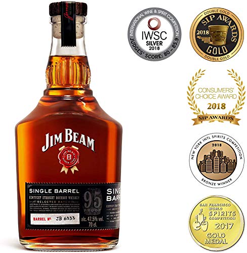 Jim Beam Single Barrel Kentacky Bourbon Whisky, 47.5%, 700ml