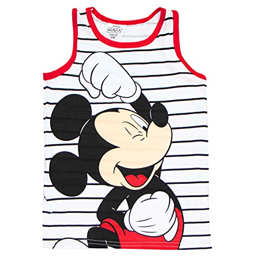 Juego de camiseta y braguita Slip para niño, diseño de Mickey Mouse, varios diseños y colores, tallas de 1 a 8 años Yeah! Rojo 12-24 meses