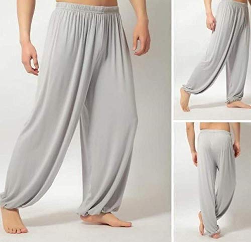 JY&WIN Pantalones Harem súper Suaves de Talla Grande para Mujer Pantalones de Yoga Modal Ideales para Entrenamiento,Baile,Jogging,Deporte,C-XXXL