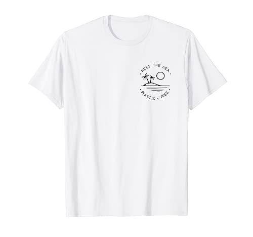 Keep The Sea - Camiseta de plástico libre para amantes del océano Camiseta