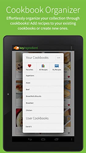 Key Ingredient 1.7 Million Recipes & Grocery List