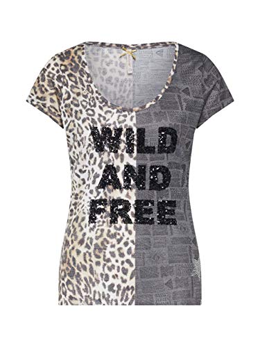 KEY LARGO WD Free Round - Camiseta para mujer Negro 36