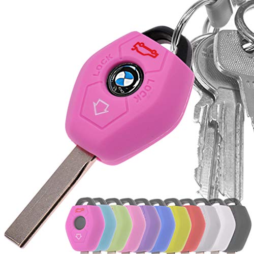 Key Soft Case Cover Cubierta del Coche Cubierta Protectora de Silicona para BMW E46 E83 E52 E85 E86 E39 E61 E60 E53