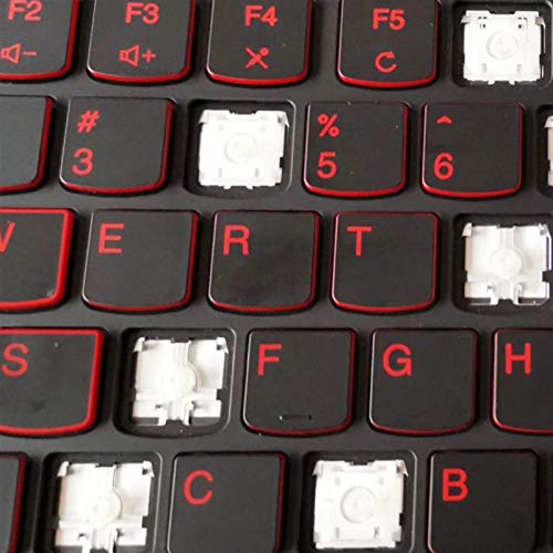 Keycaps 1pc Reemplazo KeyCap Key Cap & Scissor Clip & Bisagra por 15 14 R720 Y50 Y50 Y40 Y50 Y50P Y50P-70 Y50 Y50 Y720 R720-15IKB Teclado Rubber keycaps (Color : 1 Hinge)