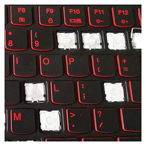 Keycaps 1pc Reemplazo KeyCap Key Cap & Scissor Clip & Bisagra por 15 14 R720 Y50 Y50 Y40 Y50 Y50P Y50P-70 Y50 Y50 Y720 R720-15IKB Teclado Rubber keycaps (Color : 1 Hinge)