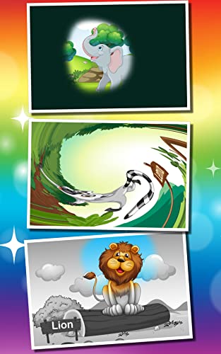 Kids Animals Scratch Game - Amazing wild animal adventure scratch off & color game for for kids, boys, girls and preschool toddlers under ages 2, 3, 4, 5 years old - Free Trial