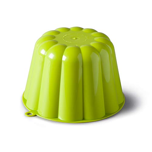 Kilo L30L Molde tradicional para gelatina, color verde lima, plástico