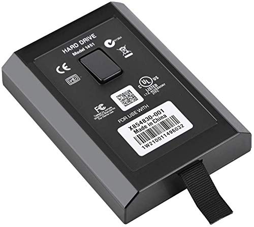 Kit de Disco Duro VBESTLIFE HDD para Xbox 360 320 GB Interno depara LGado (Negro)