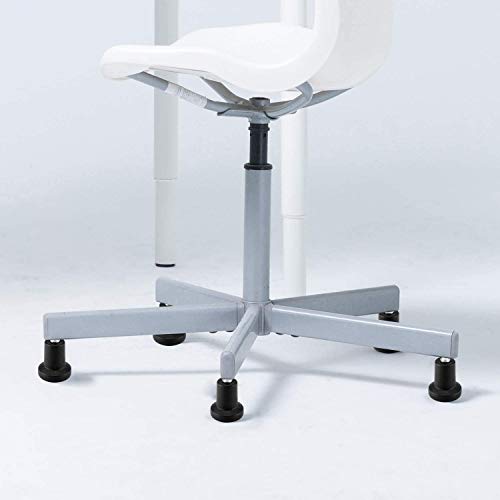 KKmoda Silla de Oficina Tope de Rueda Deslizadores en Forma de Campana Reemplazo 5 Piezas Ruedas Giratorias Planos Planeadores