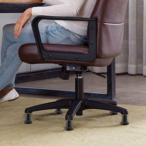 KKmoda Silla de Oficina Tope de Rueda Deslizadores en Forma de Campana Reemplazo 5 Piezas Ruedas Giratorias Planos Planeadores