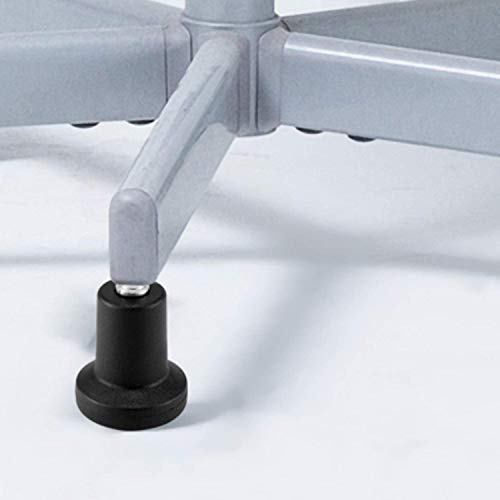 KKmoda Silla de Oficina Tope de Rueda Deslizadores en Forma de Campana Reemplazo 5 Piezas Ruedas Giratorias Planos Planeadores