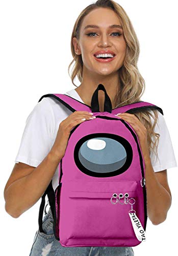 Klsyo Mochila Escolar, Among Us 3D Juegos Casual Mochila, Mochila para Deporte Viaje Colegio, Regalos para Niños Adolescentes