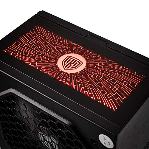 Kolink - Core RGB 80 Plus - Fuente de PC Alimentación, Power Zone 600W Factor de Forma ATX con una Longitud de 140 mm PSU