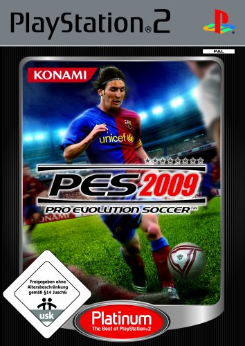 Konami Pro-Evolution Soccer 2009 Platinum, PS 2 - Juego (PS 2, DEU)