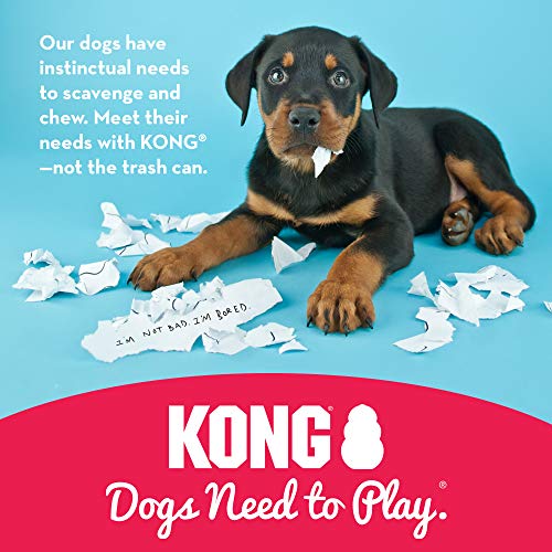 KONG - Classic - Juguete de resistente caucho natural - Para morder, perseguir o buscar - Para Perros XXL