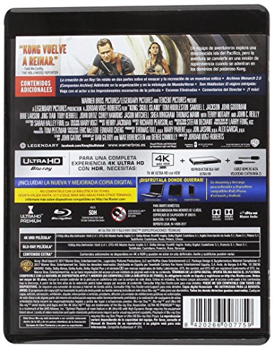 Kong: La Isla Calavera 4k Uhd [Blu-ray]