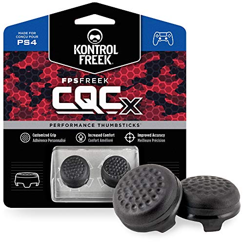 KontrolFreek CQCX para PlayStation 4 (PS4) y PlayStation 5 (PS5) | Performance Thumbsticks | Negro.