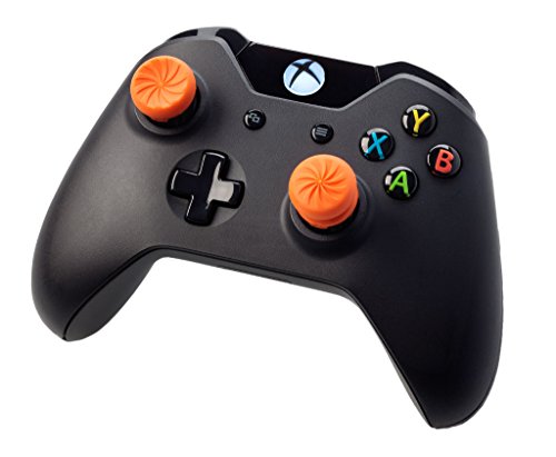 KontrolFreek FPS Freek Vortex para mando de XBOX One | Performance Thumbsticks | 1 de Gran Altura Convexa, 1 Media-Altura Cóncava | Naranja