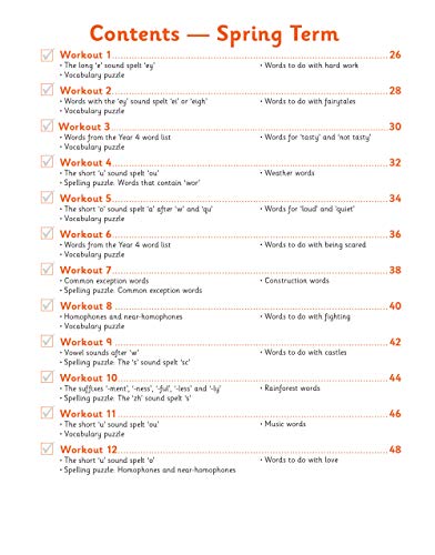 KS2 English 10-Minute Weekly Workouts: Spelling & Vocabulary - Year 4